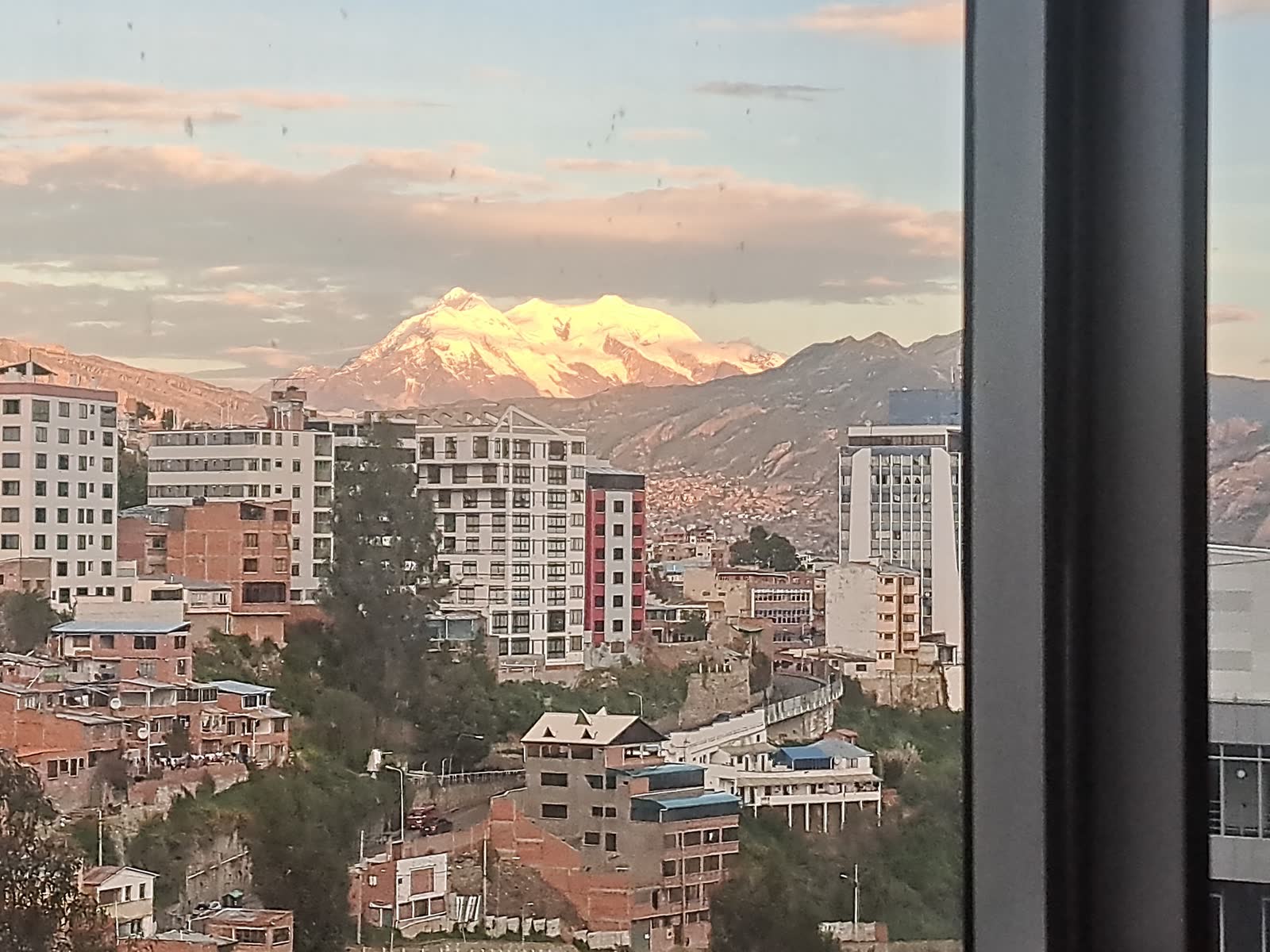 La Paz, Bolivia with Illimani